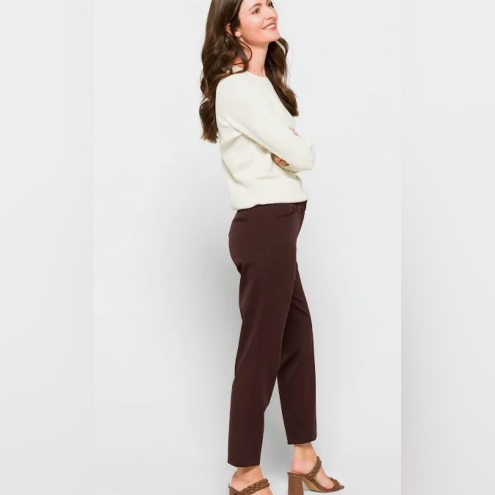 41 Hawthorn Straight-Leg Pants in Dark Brown